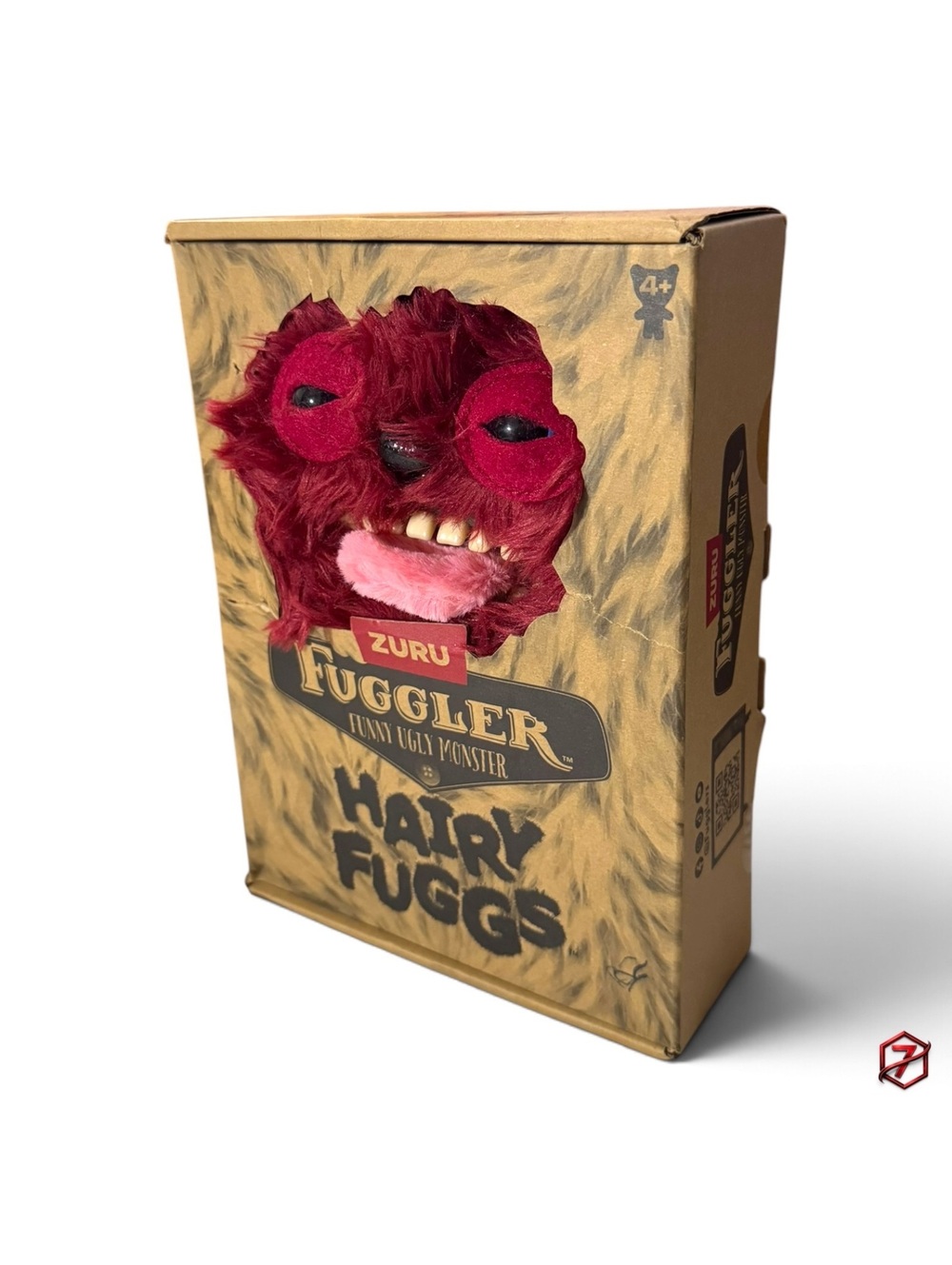 Fuggler Hairy Fuggs Sir Belch Hairy Tongue Red 9” Plush ZURU Boxed
